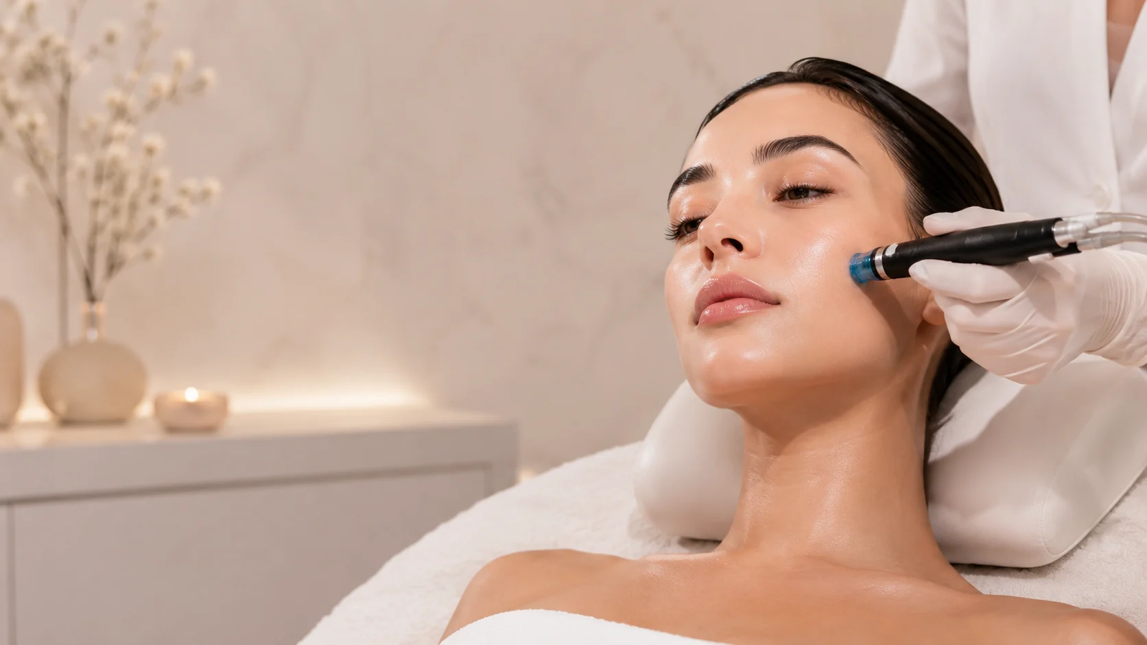 Trattamento HydraFacial in cabina da Beauté Facial Spa